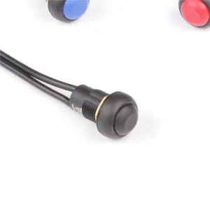 TOOWEI Momentary Self locking Panel Mount 12mm Cutout 50VDc 125VAc IP67 Push Button Switch