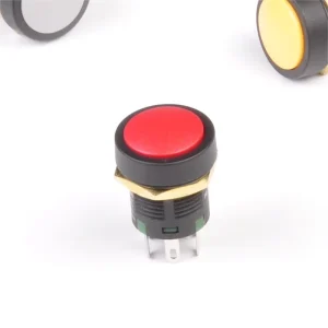 TOOWEI Round Self-Locking CE FCC RoHS Certified IP67 8mm Waterproof Push Button Switch for Industrial Control Equipment