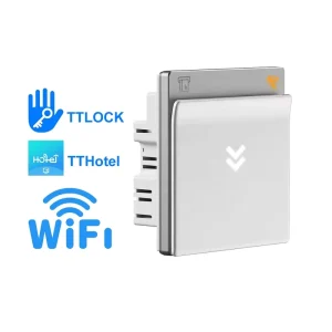 TTLOCK App 2.4G WIIF Remote Control Energy Saving Switch 13.56Mhz Card Contactless Power Control Wall Switch