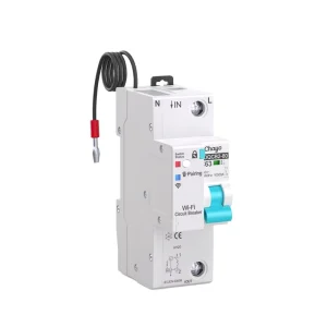 TUYA 1P Wi-Fi Din Rail Copper Circuit Breaker 145-230V MCB BCD Curve C 50/60Hz Metering Timer Remote Control Automatic Reclosing