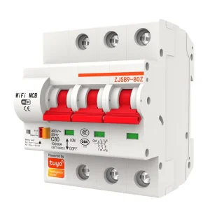TUYA WiFi Smart Remote Control 3P 20A 25A 32A 40A 63A 80A 100A 125A MCB Circuit Breaker for Home Factory