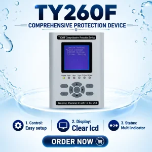 TY260F Microcomputer Comprehensive Protection Relay Device for Power System Distribution and Control