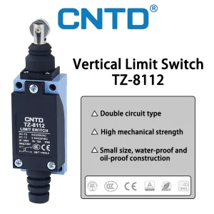 TZ 8112 Roller Plunger Type Crane Limit Switch General Electric Travel Switch IP65 Vertical Limit Switch 10A 300V