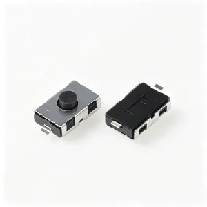Tact Switch 4x6x2.5mm Side Press Tactile Switch SMD Surface Mount Micro Push Button Switch Black Actuator Tablet Power Off