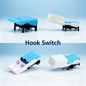 Telephone Hook Switch Safe Efficient Structure Quick Response Reliable Connection Long Service Life