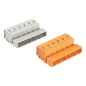 Terminal Block PCB Terminal Block Pluggable Spring Male Connector 7.5/7.62mm with Fixed Column