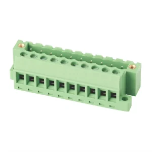 Terminal Block PCB Terminal Block Pluggable Terminal Block Female Male 5.08mm Pitch Plug Terminal Connector with Flange