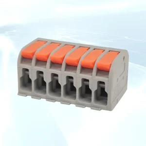Terminal Blocks Connectors AP 2604 6P Single Level 250V 32A Quick Connect Terminal Block for Home Automation Control Panels