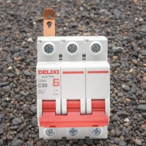 Thermal Magnetic MCB 2P 230V Mini Residual Oil Circuit Breaker Din Rail Li 6kA Breaking Capacity Copper