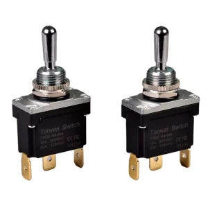 Thickened Handle On-off-on Black 3A Micro Toggle Switches