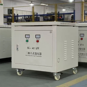 Three 800V 400V Step-down Transformer Aluminum Winding Heavy Duty Amorphous Core for Industrial Generator