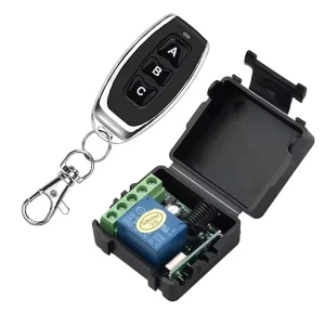Three Buttons 315/433 Learning Code Smart Wireless Remote Control Switch 10A LED Lights Barrier Gates Electric Lift Doors