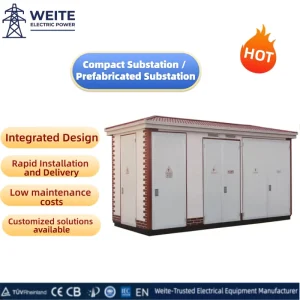 Three Dry Type Box Type Distribution Substation CE IEC Standard Outdoor Robust Construction for Electrical Networks Solar Energy