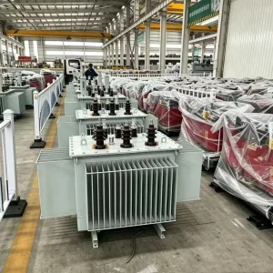 Three Oil Immersed Electric Transformer 200kVA Step Distribution Transformer ISO Certified Reliable Power Supply