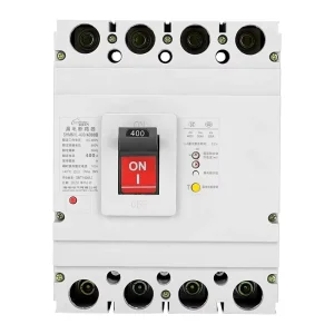 Three Phase MCCB Molded Case Circuit Breaker with Leakage Protector Plastic Shell for Short Circuit Protection 400A 42kA 400V