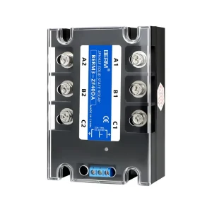 Three-phase Solid State Relay SSR Low Power Industrial Circuit Control Motor Forward Reverse Rotation DC Sealed Screw