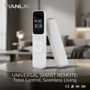 Tianlai Z01 Modern Intelligent LCD Screen Smart Remote Control Tuya Zigbee WiFi Handheld Scene Switch for Home Automation Factory