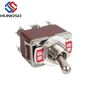 Toggle Switch 10A 250VAC ON ON SPST 2 Position Setting for Industrial Equipment