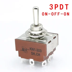 Toggle Switch 3PST 3PDT 10A 250VAC 6Pin 9Pin On off/on on/on off on 3 Positions 3 Pin Momentary Switch 9PDT Bakelite Instruments