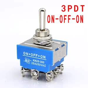 Toggle Switch 3PST 3PDT 10A 250VAC 6Pin 9Pin On off/on on/on off on 3 Positions 9 Pin Momentary Switch 3PDT Bakelite Instruments