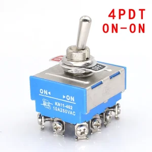 Toggle Switch 4PST 4PDT 10A 250VAC 8Pin 12Pin On off/on on/on off on 3 Positions 12 Pin Momentary Switch 4PDT Bakelite