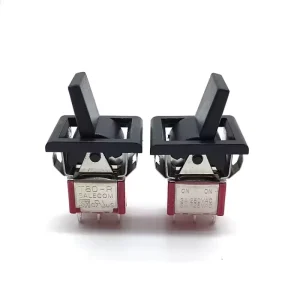 Toggle Switch AC 250V 3A 125V 5A SPDT 6Pin 2 Positions ON ON Toggle Switch T80 R