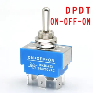 Toggle Switch DPST DPDT 25A 250VAC 4Pin 6Pin On off/on on/on off on 3 Positions 6Pin Momentary Switch DPDT Bakelite Instruments