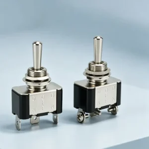 Toggle Switch KN3A Black Metal 15A 250VAC 20A 12VDC Screw Terminals On Off On Momentary Spring Return 220V
