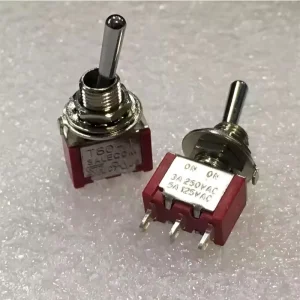Toggle Switch SH T8013 ON ON Maintained 2 Position 3 Pin Metal Handle Mini SPDT