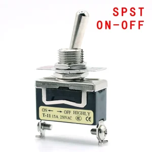 Toggle Switch SPST SPDT 15A 250VAC 2Pin 3Pin On off/on on/on off on 3 Positions 3 Pin Momentary Switch DPDT Bakelite Instruments