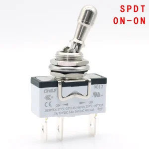 Toggle Switch SPST SPDT 16A 250VAC 2Pin 3Pin 6Pin On off/on on/on off on 3 Positions 3 Pin Momentary Switch DPDT