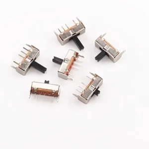 Toggle Switch SS13D07VG2 3 4 5 6 7mm Handle Height Single row Sliding Vertical 4 Pin 3 Position Power Switch