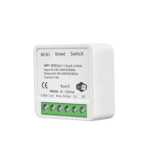 Tuya 16A MINI WiFi Switch for Smart Life Work Alexa Google Home Alice 2 way Remote Control Timer Relay DIY ODM