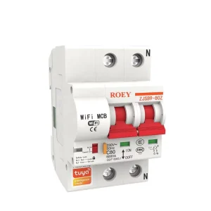 Tuya 2P 3P 4P Timer Switch Reclosing Breaker 63A 80A 100A Remote Control Overload WiFi Smart Circuit Breaker