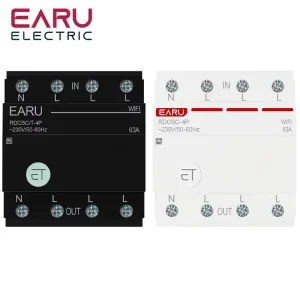 Tuya EWeLink WiFi Smart Circuit Breaker MCB 3P+N Timers Relay Switch Voice Remote Control for Alexa Google Home Assistant WiFiCB