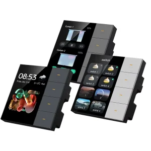 Tuya F3pro Smart Control Panel 4 Gang Zigbee Wall Switches with Scene Panel 2 in 1