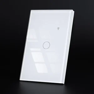 Tuya Smart Life Wall Switch App Wifi Led Light Touch Switch Glass Panel Electrical Remote Wireless 1 Gang Smart Wifi Switch