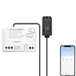 Tuya Smart Wifi Switch Module 1CH 85 250V Inching Self locking Single Channel RF Receiver 10A Relays Temperature Humidity Switch