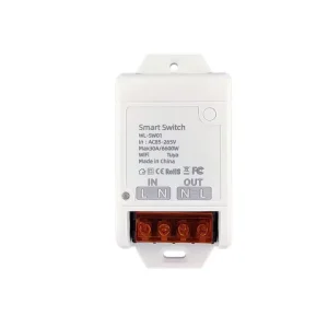 Tuya WiFi 30A Smart Breaker High-power Switch Module App Remote Control Smart Switch for Smart Home