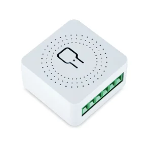 Tuya WiFi Mini Smart Switch Relay Module Enclosed 2CH Light Controller AC100-240V Works with Alexa Google Voice APP Remote