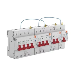 Tuya WiFi Smart 2P Moulded Case Circuit Breaker Metering 63A 220V 6KA 63A DC Circuit Breaker 63A RCBO 63A Rccb
