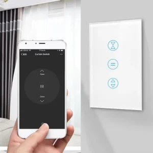 Tuya WiFi Smart Switch Timed Touch Panel Wireless Remote Control Via APP Compliant Australian Regulations Intelligent Curtain