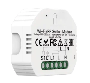 Tuya Wifi Smart Home Light Switch 3-Way Universal Breaker DIY Module SmartLife App Remote Control