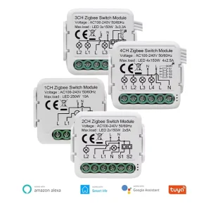 Tuya Wireless Remote Control Universal Relay Module Light Power Smart Mini Switch