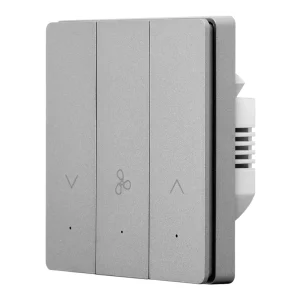 Tuya Zigbee Factory Direct 1 Gang Button Fan Switch Smart Home Products Electrical Remote Speed Control Wall Switches