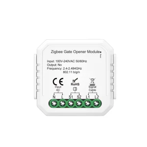 Tuya Zigbee Smart Garage Door Opener Module ESP8685 with Sensor App Remote Control Automatic Gate Switch for Alexa Google