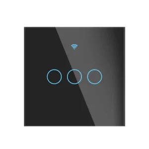 Tuya Zigbee Wireless Control Remote Smart EU 1 2 3 4 Gang Glass Touch Light Wall Electrical Switch