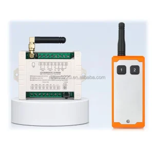 Two Channel 10A Wireless Remote Control Relay Controller for DC Motor Pump Linear Actuator 12V 36V