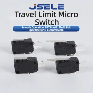 Two Foot Normally Closed and Normally Open Travel Switch Foot Touch Conversion Limit Switch Black Travel Micro Switch