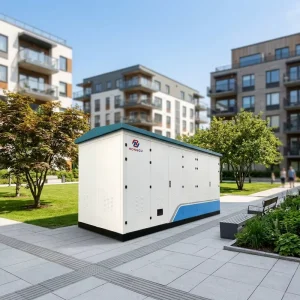 Two Winding Medium Voltage Outdoor Power Distribution Cabinet for New Energy EV Charging Projects